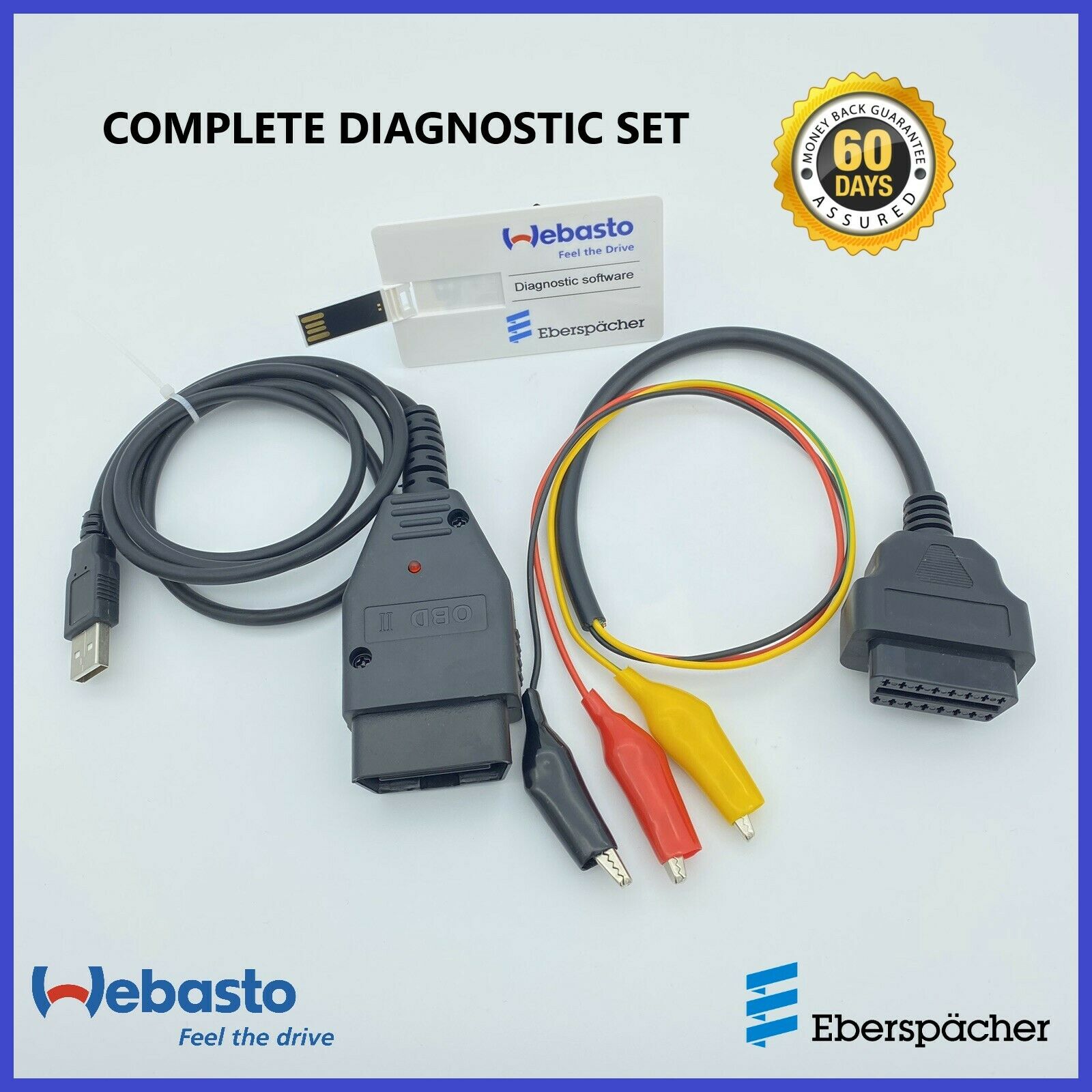 Webasto & Eberspächer diagnostic tool with software and 2 additional  connectors – Matthew Navis