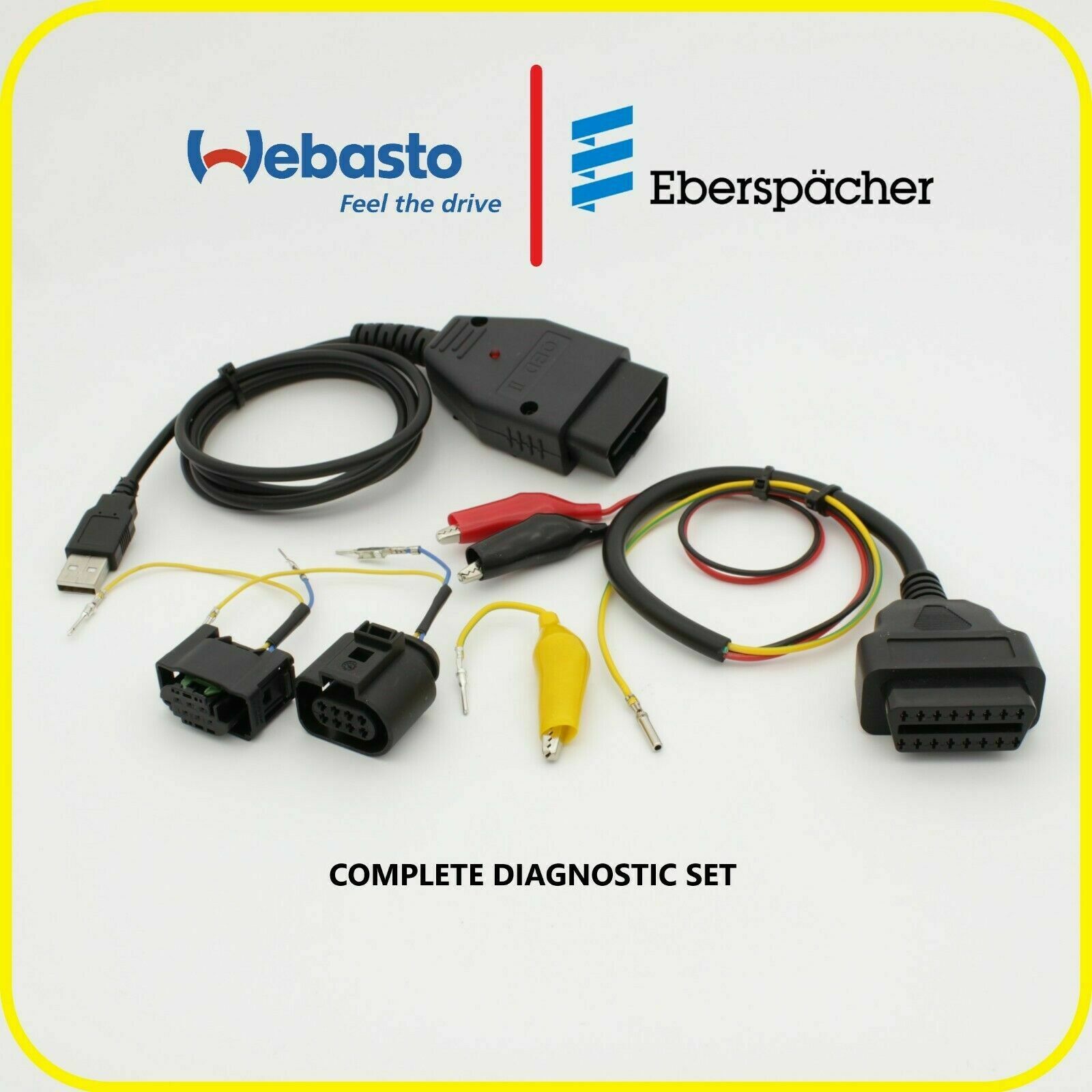 Webasto & Eberspächer diagnostic tool with software and 2 additional  connectors – Matthew Navis