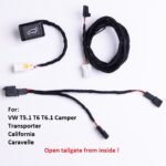 Opening Tailgate FROM INSIDE for VW T5 T6 T6.1 Transporter camper conversion