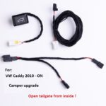 Opening Tailgate FROM INSIDE for VW Caddy 2010 - ON